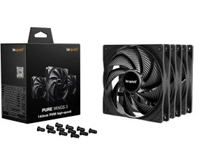 Фото: Кулер be quiet! Pure Wings 3 140mm PWM High-Speed Black 3pcs (BL138) № 3 | KTC