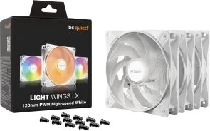 Фото: Кулер be quiet! Light Wings LX PWM High-Speed White 3pcs (BL125) № 4 | KTC