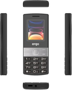 Мобільний телефон ERGO B185 Black