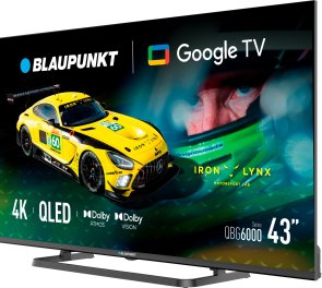 Телевізор QLED Blaupunkt 43QBG6000 (Google TV, Wi-Fi, 3840x2160)