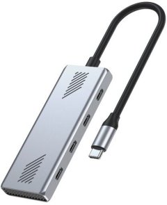Хаб USB Type-C 4 Port Gembird UHB-CM-U310-C4-01