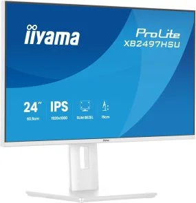 Фото: Монітор iiyama ProLite XB2497HSU-W1 White - 23.8" IPS / 1920×1080 / 120 Гц / Adaptive Sync / Pivot / HAS № 3 | KTC