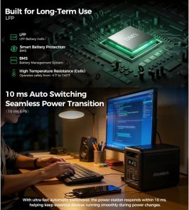 Зарядна станція Choetech BS068 1200W 1024Wh