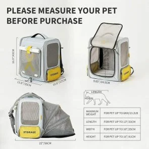 Фото: Переноска PETKIT X ZONE Grey (P7703 GREY) № 11 | KTC
