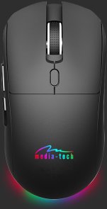 Мишка, Media-Tech MT1124 Silent Wireless, Black