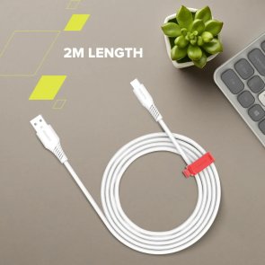 Кабель Canyon OnWire 18TP 18W AM / Type-C 2m Black (CNS-AC18SC20B)