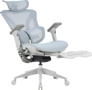 Крісло OfficePro Elite OC950GLB Gray/Light Blue