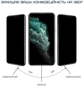 Фото: Захисне скло Anank for Apple iPhone 16 Pro Max - 2.5D 360 Privacy (2003208) № 5 | KTC