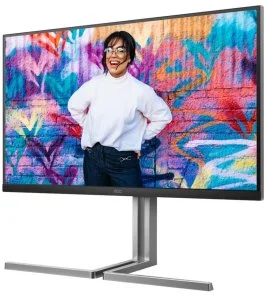 Фото: Монітор AOC U32U3CV Black/Silver - 31.5" IPS / 3840×2160 / 60 Гц / Adaptive Sync / Pivot / HAS № 3 | KTC