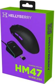 Фото: Миша Hator Hellyberry HM47 Wireless/BT Black-Violet (HM47_black_violet) № 10 | KTC