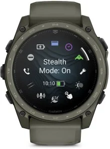 Фото: Смарт годинник Garmin tactix 8 - 51 mm AMOLED Cerakote Coating Includes Applied Ballistics Ultralight Solver and Olive Drab Cerakote Coating (010-04553-11) № 4 | KTC