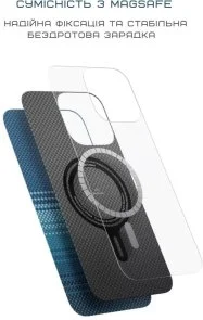 Фото: Чохол Pitaka for Apple iPhone 16 Pro - Military-Grade Protective Moonrise (KI1601CPMO) № 6 | KTC