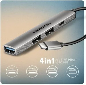 Фото: USB-хаб Axagon HUE-STC 4in1 № 2 | KTC