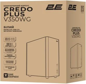 Фото: Корпус 2E Credo Plus V350WG White with window (2E-V350WG) № 15 | KTC