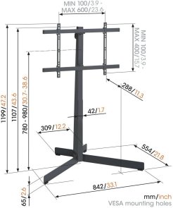 Кронштейн Vogels TVS 3690 Black (3836900)