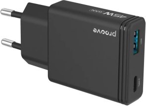Зарядний пристрій Proove Slender 45W Black (WCSL45110001)