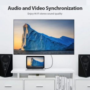 Кабель Vention Portable v2.0 4K 60Hz PVC HDMI / HDMI 0.5m Black (AAIBD)