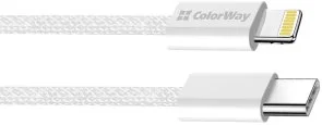 Фото: Кабель ColorWay CBPDCL068 Type-C / Lightning 3A 27W 2m Grey (CW-CBPDCL068-GR) № 5 | KTC