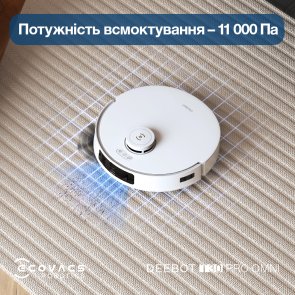  Робот-пилосос ECOVACS DEEBOT OZMO T30 Pro Omni DDX14