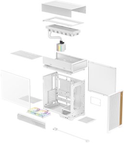 Корпус Deepcool CL6600 White with window (R-CL6600-WHNNA0-G)