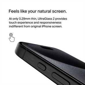 Фото: Захисне скло Belkin for Apple iPhone 15 Pro Max - UltraGlass2 AM (OVA134ZZ) № 9 | KTC