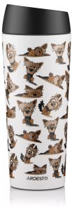 Термос Ardesto Coffee Time Yorkie 450ml Beige AR2645YT