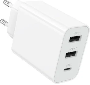 Фото: Зарядний пристрій BOROFONE BA105A Stellar 15W White with AM/Lightning (6941991125287) № 3 | KTC