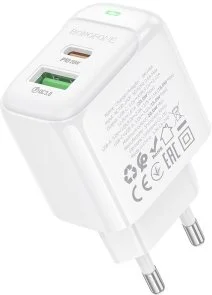 Фото: Зарядний пристрій BOROFONE BAS44A Potential PD QC3.0 20W White (6941991113840) № 5 | KTC