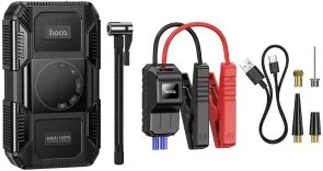 Фото: Бустер Hoco QS6 Clever Intelligent air pump+emergency start-up power bank (6942007673013) № 4 | KTC