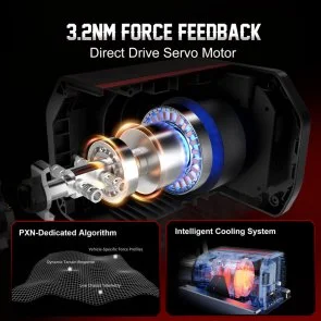 Фото: Кермо PXN V10 Ultra Bundle for PS4/XBOX/Xbox Series X/S/PC (PXN-V10 Ultra EU) № 16 | KTC