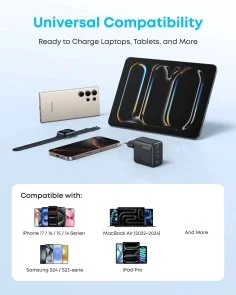 Фото: Зарядний пристрій Anker Charger 70W Black (A121CG11) № 3 | KTC
