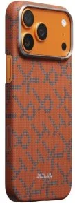 Фото: Чохол Pitaka for Apple iPhone 17 Pro Max - Edge Ultra-Slim Monogram Blue/Orange (KI1703PTKP) № 2 | KTC