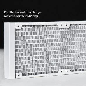 Фото: Система рідинного охолодження Chieftec Iceberg 240 ARGB White (CLC-240-RGB-W) № 9 | KTC