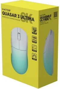 Фото: Миша Hator Quasar 3 Ultima 8K Wireless/BT White/Mint (HTM761) № 6 | KTC