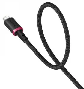 Фото: Кабель Baseus Dura Series 2.4A AM / Lightning 2m Black/Red (P10377801U01-03) № 4 | KTC
