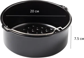 Фото: Форма Pyrex AIRFRYER 20x19x7.5cm (AF20DR6/8046) № 6 | KTC