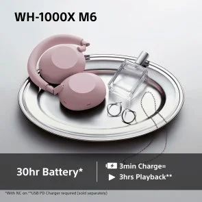 Фото: Навушники Sony WH-1000XM6 Pink (WH1000XM6P.E) № 10 | KTC
