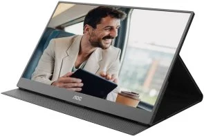 Фото: Монітор AOC 16T20E2 Black - 15.6" IPS / 1920×1080 / 60 Гц № 7 | KTC