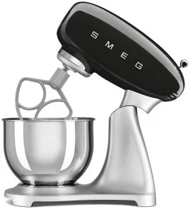 Фото: Планетарний міксер Smeg Style Aesthetic Black (SMF04BLEU) № 4 | KTC