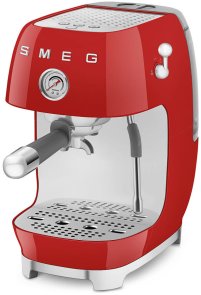 Ріжкова кавоварка Smeg Style Aesthetic Red Glossy Finishing (ECF03RDEU)