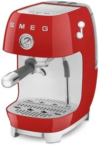 Фото: Ріжкова кавоварка Smeg Style Aesthetic Red Glossy Finishing (ECF03RDEU) № 2 | KTC