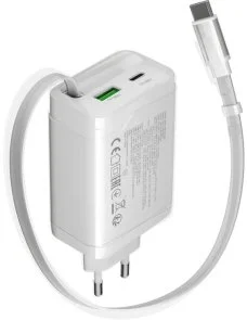 Фото: Зарядний пристрій Canyon OnCharge 65RC GaN 65W White (CNS-CURC65ACW) № 2 | KTC