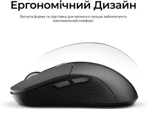 Фото: Миша Keychron M3 PixArt PAW3950 Black (M3-A23) № 10 | KTC
