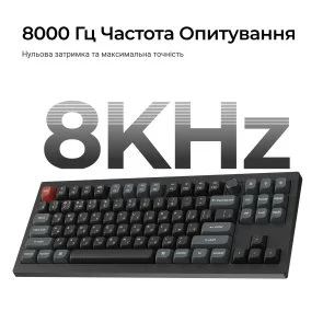 Фото: Клавіатура Keychron V3 Ultra Keychron Red Switch RGB Black (V3U-D1-UA) № 10 | KTC