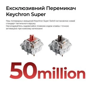 Фото: Клавіатура Keychron C3 Max Super Red Switch RGB Black (C3M-H1-UA) № 6 | KTC