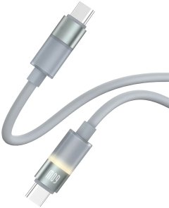 Кабель ColorWay CBPDCC092 60W Type-C / Type-C 1m Grey (CW-CBPDCC092-GR)