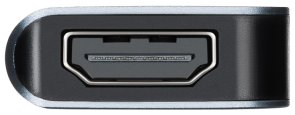 Хаб Type-C 2E W2680 USB/Type-C/HDMI, Grey