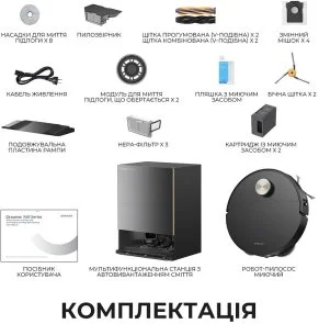 Фото: Робот-пилосос Dreame Bot X60 Ultra Complete Black (RLX87DE-bl) № 4 | KTC