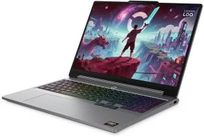 Фото: Ноутбук Lenovo LOQ 15AHP11 83TN00BDRA Luna Grey - 15.3" IPS 165 Гц / AMD Ryzen 7 / 250 / DDR5 16 ГБ / PCI-E SSD 512 ГБ / GeForce RTX 5060 № 3 | KTC