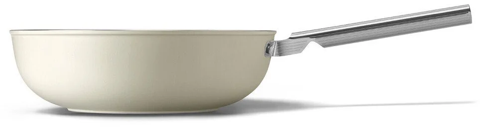 Фото: Сковорода Smeg 50S Retro Style WOK 30cm Creame (WOF3002CRM) № 4 | KTC